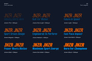 Jinzero, a Sans Serif Font by Zafara Studios (Thumbnail 2 of 12)