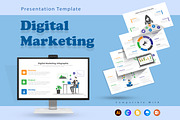 Digital Marketing Infographic, a Presentation Template by Mighty-Slide (Thumbnail 1 of 8)