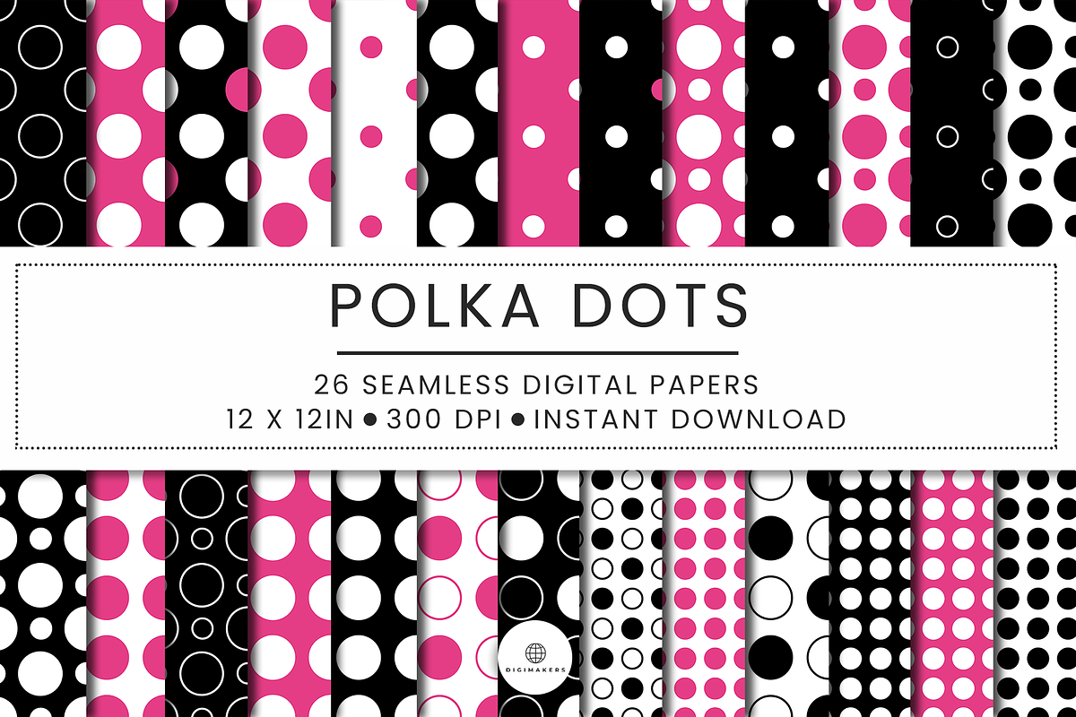 Polka Dot Seamless Pattern, a Pattern Graphic by Nina Shaw (Photo 1 of 10)