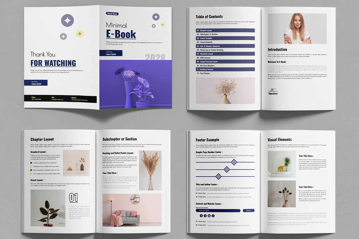 Clean Ebook Layout, a Brochure Template by MightyDesign (Photo 3 of 6)
