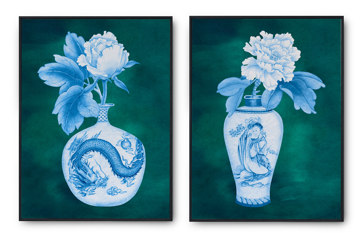 Chinese porcelain, a Pattern Graphic by Kate Demyanovska (Photo 17 of 18)