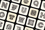 1400 Alphabet Letters Logo, a Solid Icon by Creative Stall (Thumbnail 6 of 34)