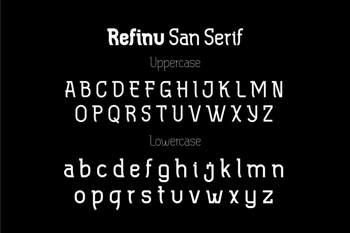 Refinu, a Sans Serif Font by twinstd (Photo 9 of 11)