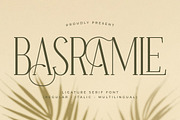 Basramle Ligature Serif Font, a Serif Font by Storytype Studio (Thumbnail 1 of 15)