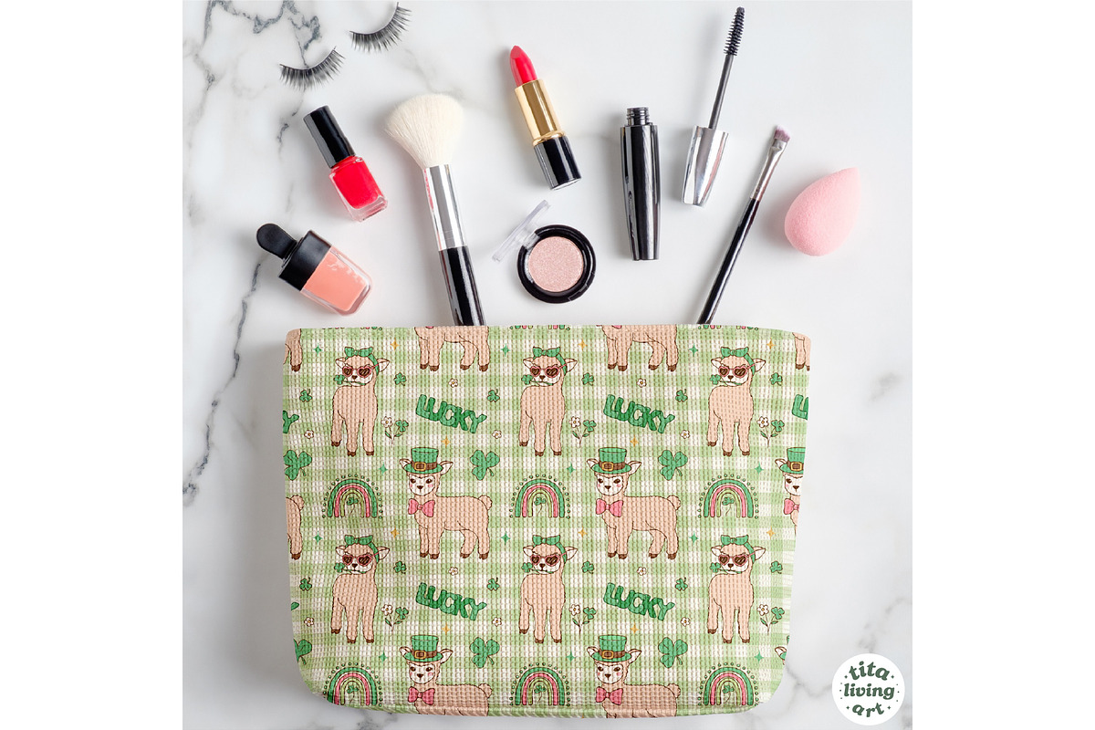 Lucky Lambs Seamless Pattern, a Seasonal Illustration by TitaLivingArt (Photo 11 of 13)