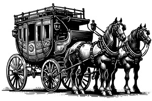 Wild West Stagecoach