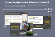 Business Pitch Deck Modern Canva, a Flyer Template by Climbwithelevator (Thumbnail 8 of 10)