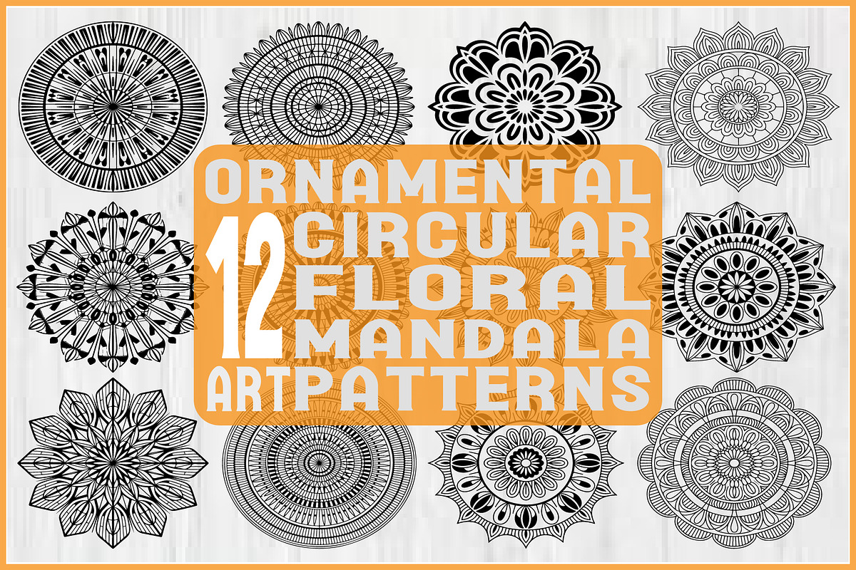 Black Mandala SVG Bundle, an Object Graphic by jahid234 (Photo 1 of 13)