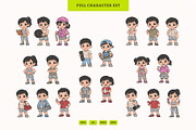 Fitness Training Character pack, an Illustration by MEANDSTUDIO (Thumbnail 2 of 5)