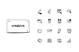 Inking Creative Icons