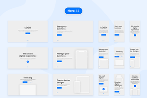 DOB Desktop & Mobile Wireframe Kit