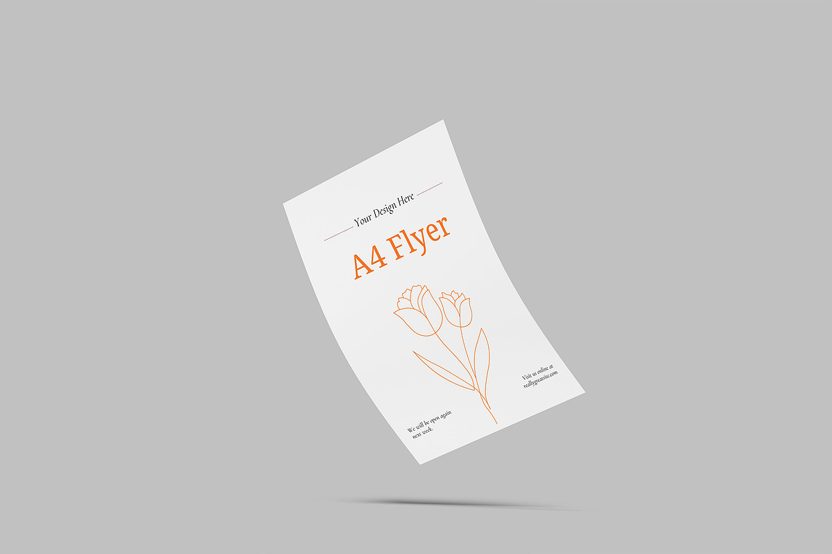 Premium Flyer Mockup, a Flyer Template by rizalamora (Photo 2 of 10)