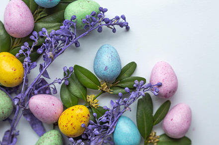 Easter eggs with flowers, a Holiday Photo by Arymer