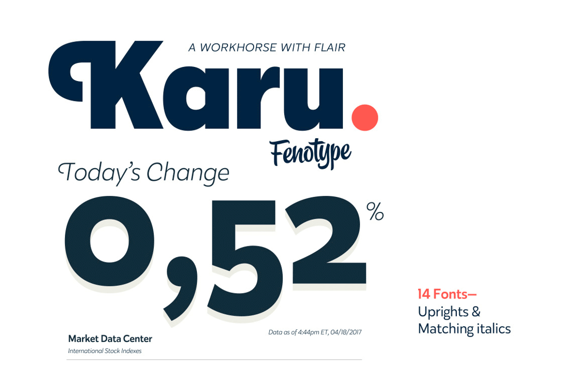 Karu -Serif with character, a Sans Serif Font by Fenotype (Photo 1 of 17)