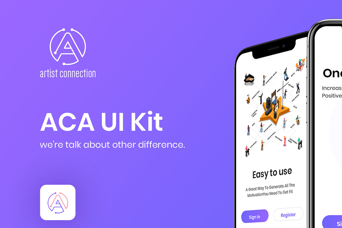 ACA UI KIT, an UI Kit Template by No.13 (Photo 1 of 6)