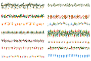 Christmas Lights Border Clipart, a Decorative Illustration by stickermadness (Thumbnail 2 of 3)
