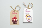 Watercolor Dessert Clipart, an Illustration by NatalieArtsDenysenko (Thumbnail 7 of 8)