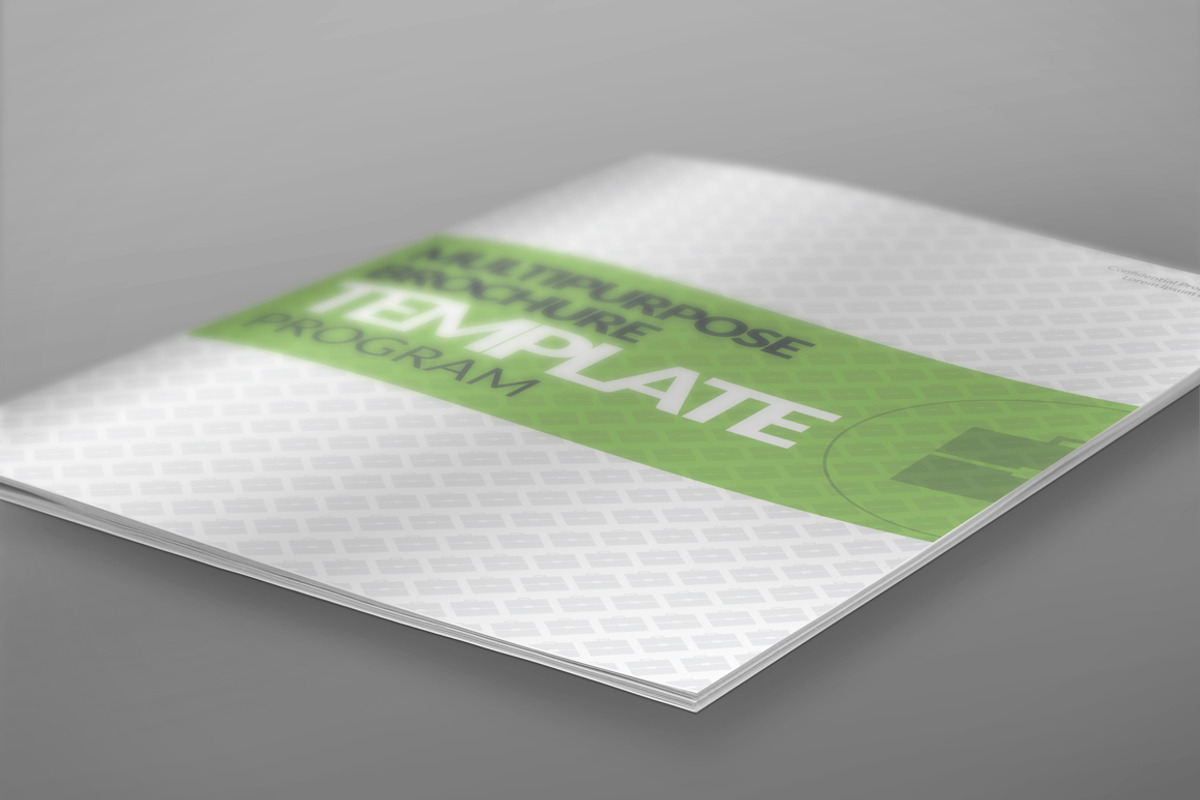 Program Brochure Template, a Brochure Template by creativebythesea (Photo 1 of 5)