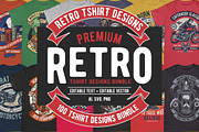 100 Retro Tshirt Designs Bundle, an Education Illustration by roach_graphic (Thumbnail 1 of 14)