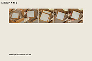 Framed Art (Square): PSD mockup set, a Merchandise Mockup by MCKP*ME (Thumbnail 2 of 9)