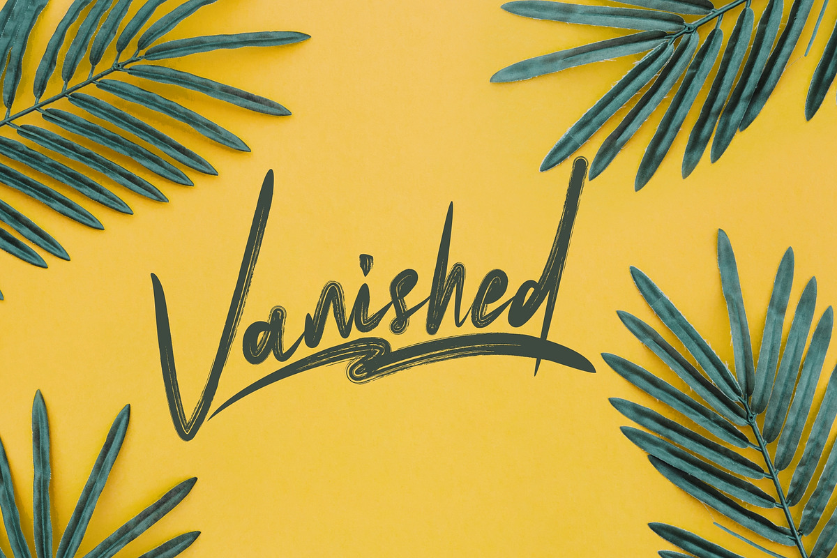 Bickeres Brush Font preview 2