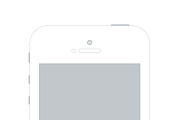 Apple Device Wireframe Mockups, an iPhone Mockup by Theme Trunk (Thumbnail 2 of 4)