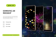 Samsung A8 PSD Mockup, an Android Mockup by Green Art (Thumbnail 3 of 6)