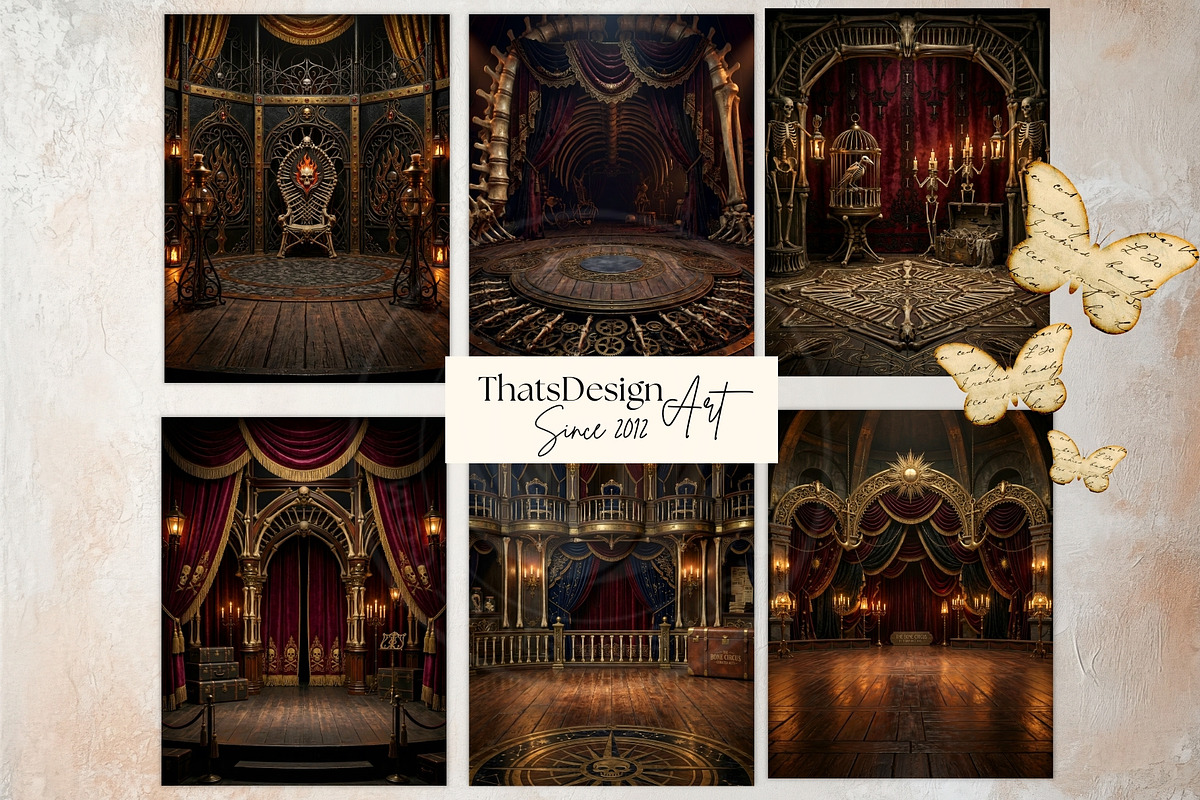 The Bone Circus Backdrops, a Background Graphic by ThatsDesignArt (Photo 12 of 13)