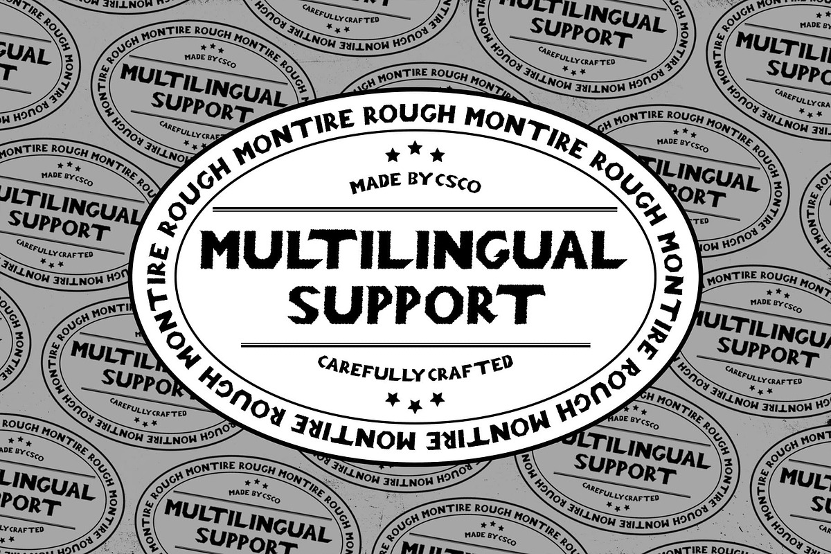 Montire Rough, a Sans Serif Font by Craft Supply Co. (Photo 7 of 8)