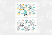 Cute Crocodiles & Cacti, an Animal Illustration by AllNikArt (Thumbnail 7 of 7)