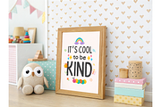 Frame Art Mockup For Nursery, a Product Mockup by TatiMockup (Thumbnail 3 of 5)