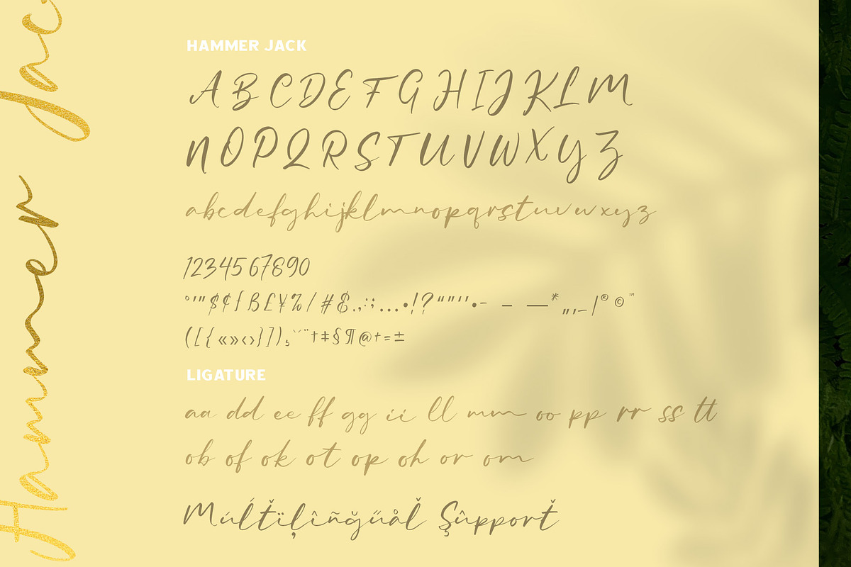 Hammer Jack, a Script Font by alit design (Photo 7 of 9)