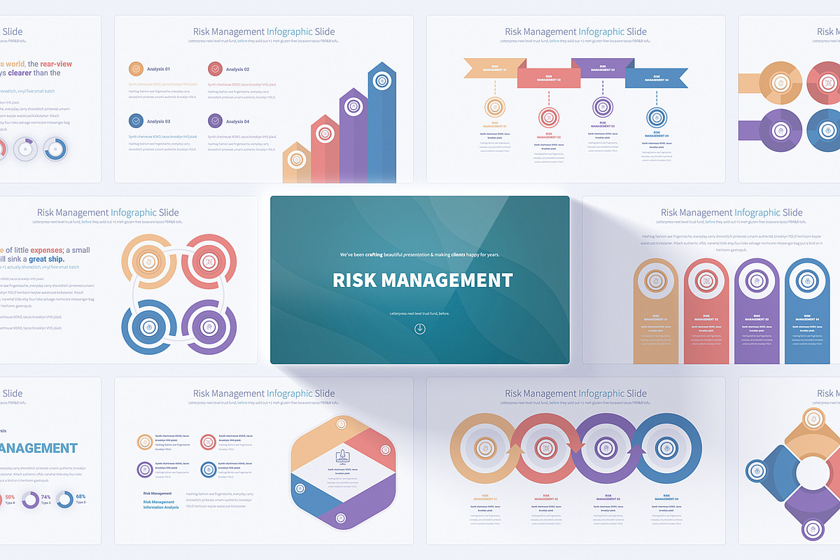 Risk Management PowerPoint Slides, a Presentation Template by Pulsecolor
