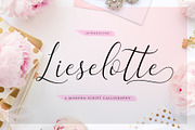 Lieselotte Script, a Script Font by Uloel Design (Thumbnail 1 of 6)