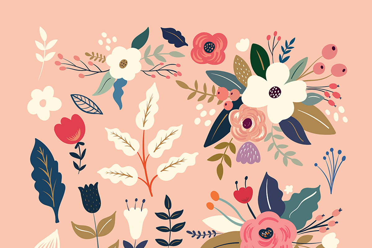 Flowers and Deer, an Animal Illustration by MoleskoStudio (Photo 2 of 24)
