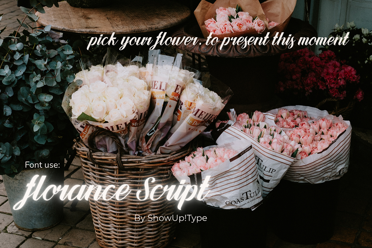 Florance Script, a Script Font by ShowUp! Studio (Photo 2 of 9)