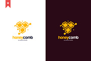 Honey Comb Logo Template, a Branding & Logo Template by Lucky Creative (Thumbnail 1 of 5)