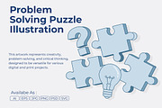 Problem Solving Puzzle Illustration, an Object Illustration by Partikusi Design (Thumbnail 1 of 3)