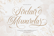 Sirclair Miwareta Beauty Calligraphy, a Script Font by Denustudios (Thumbnail 1 of 12)