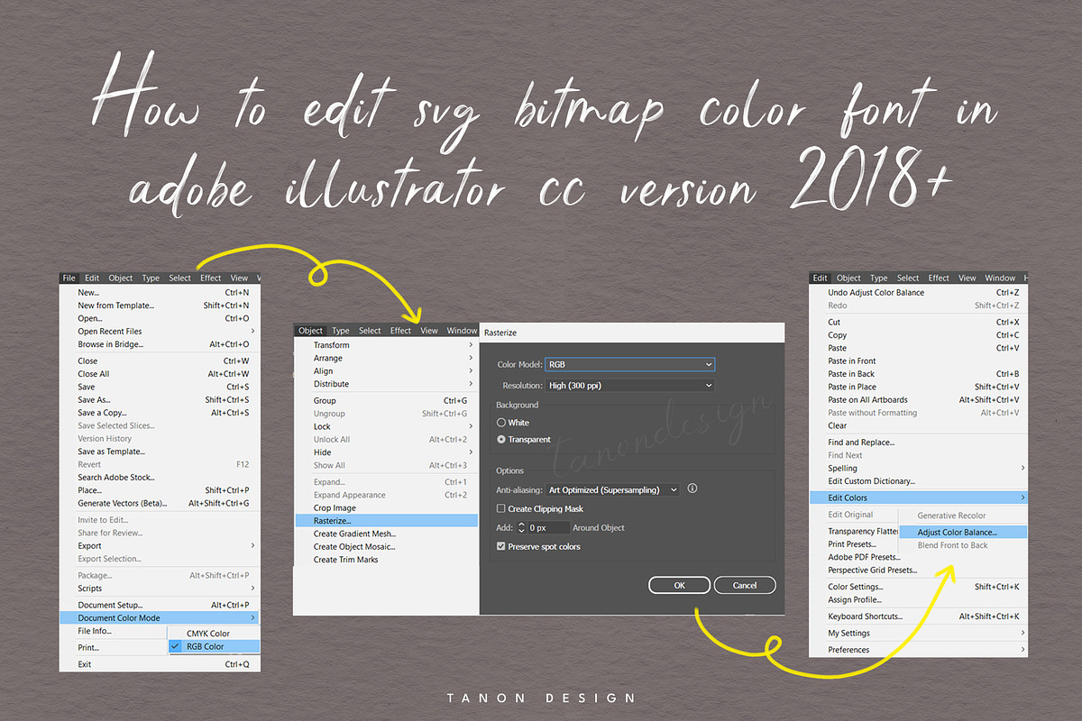 Raw Paint SVG Textured Brush font, a Handwritten Font by Tanondesign (Photo 9 of 10)