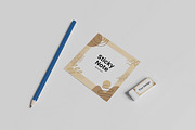 Sticky Notes PSD Mockup Set, a Books & Magazine Mockup by Graphic Deal (Thumbnail 5 of 6)