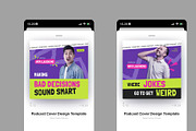 Comedy Podcast Cover, a Social Media Template by Neermana (Thumbnail 3 of 4)