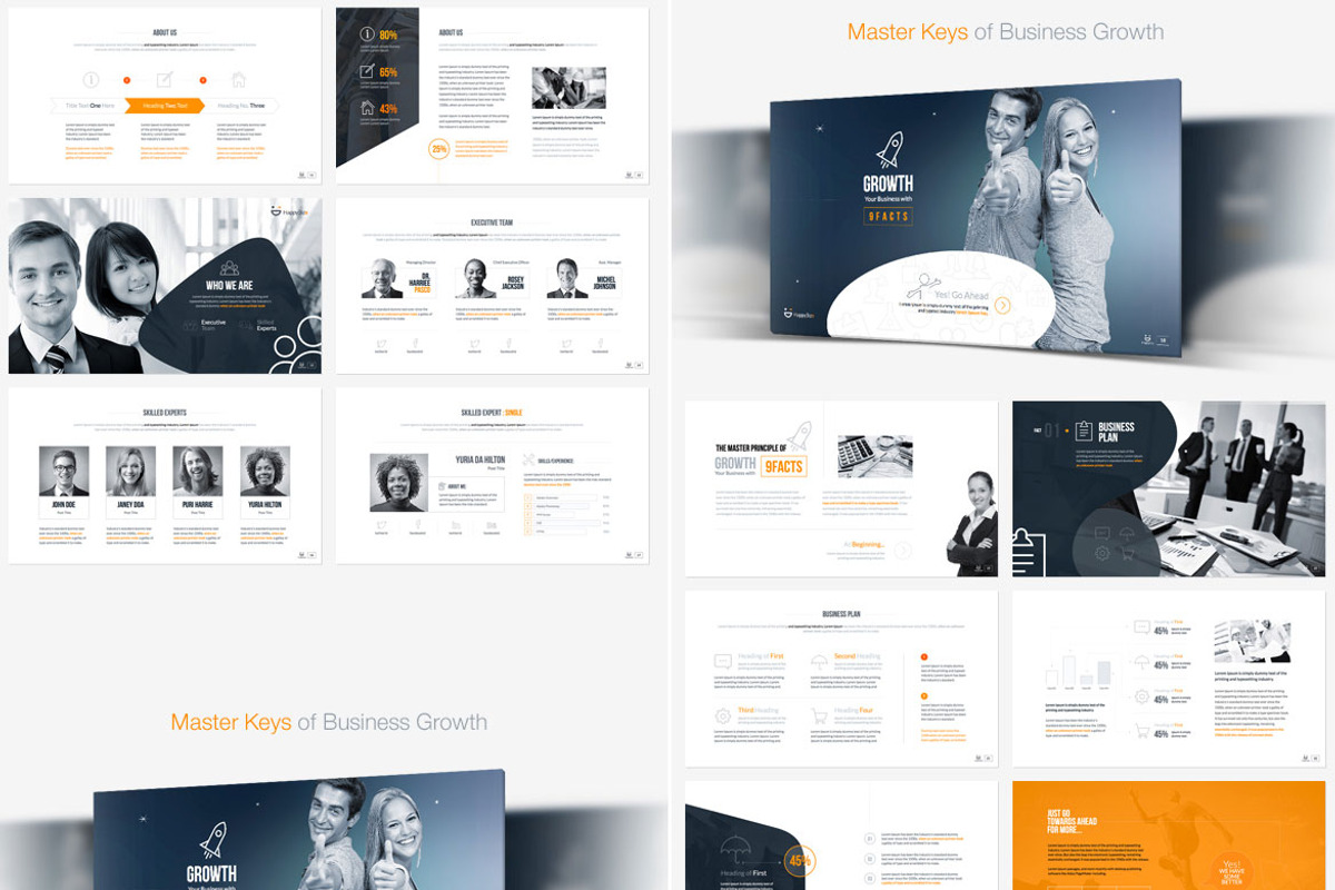 Beta | Minimal Keynote Template preview 4