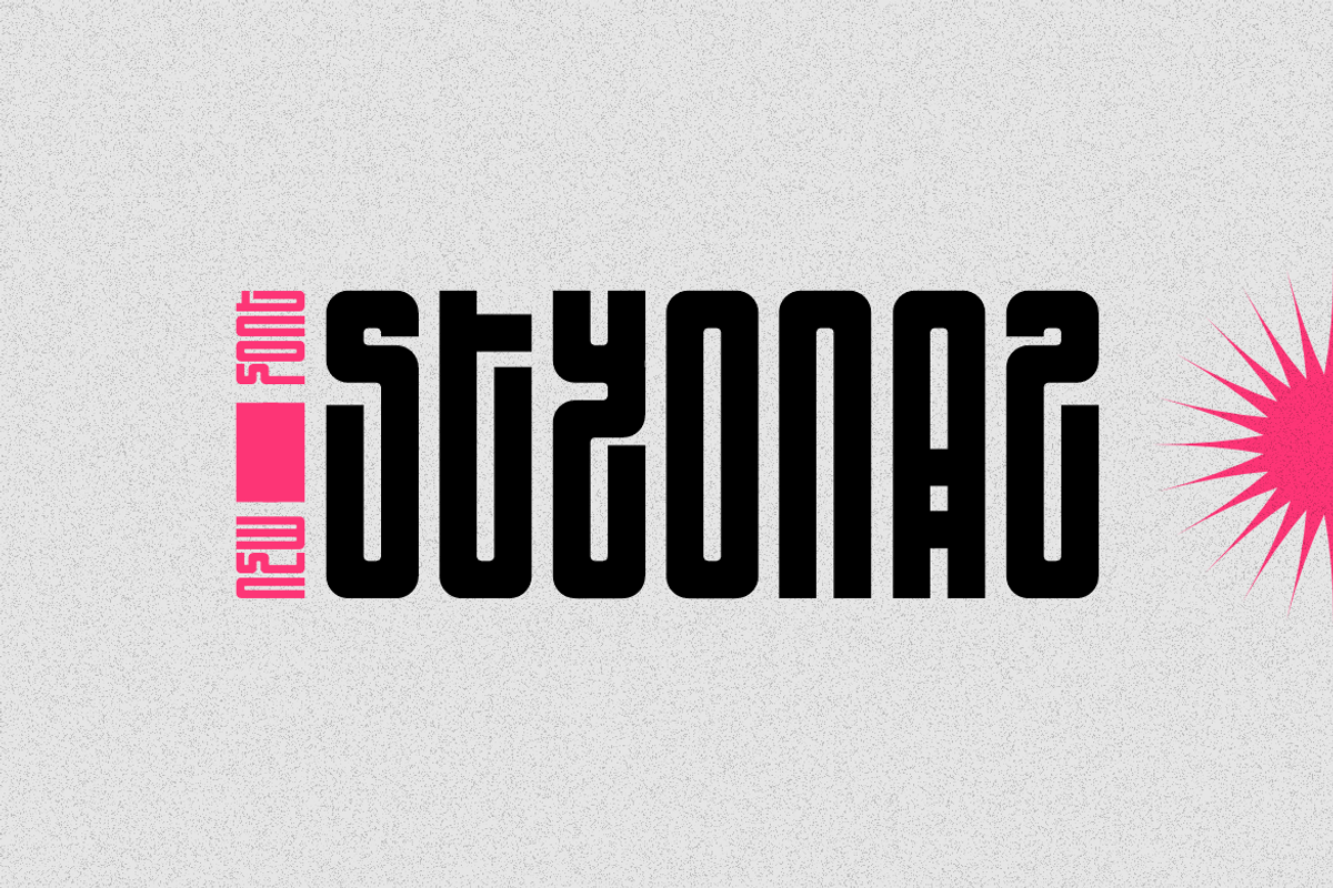 Styonaz - Futuristic Techno Font, a Sans Serif Font by Iqsiart Studio (Photo 2 of 6)