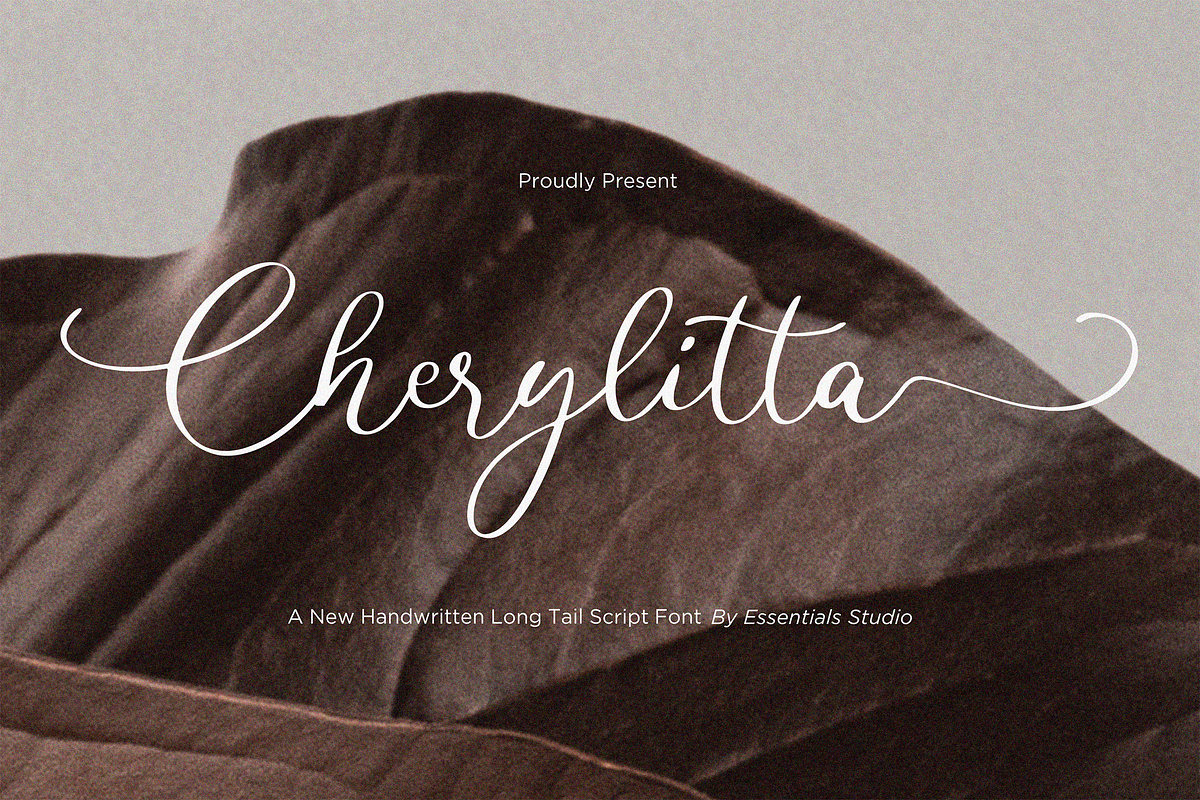 Cherylitta, a Font by Essentials Studio (Photo 1 of 6)