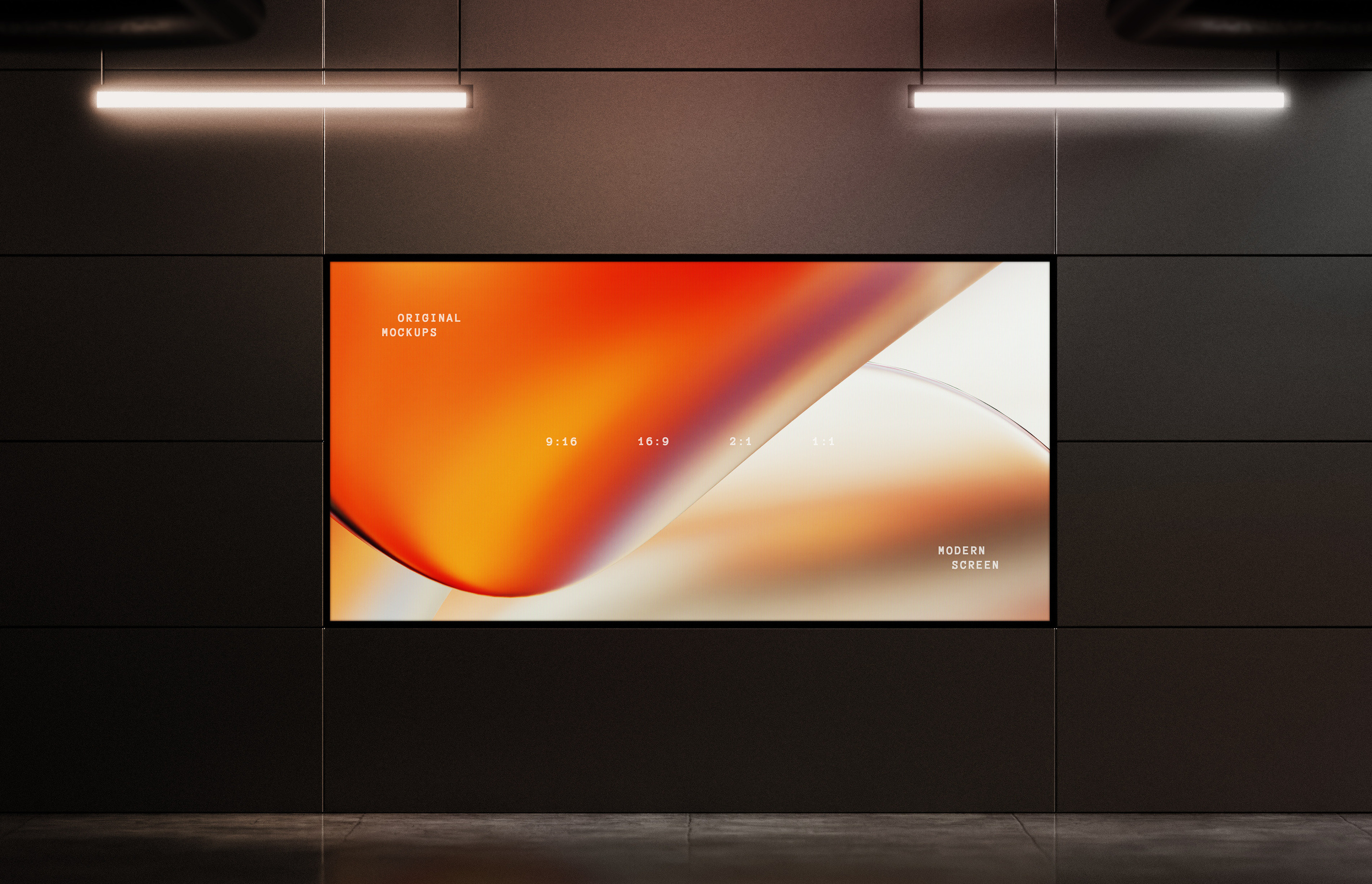 Digital Screen Display Mockups, an Advertising Mockup by pixelbuddha.net