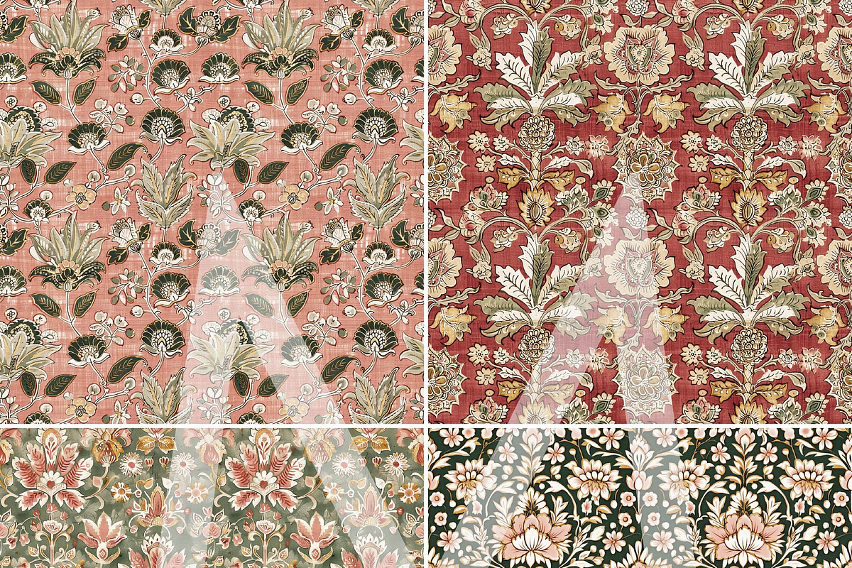 Boho Printable Papers Vintage Art, a Pattern Graphic by Maishop (Photo 4 of 8)