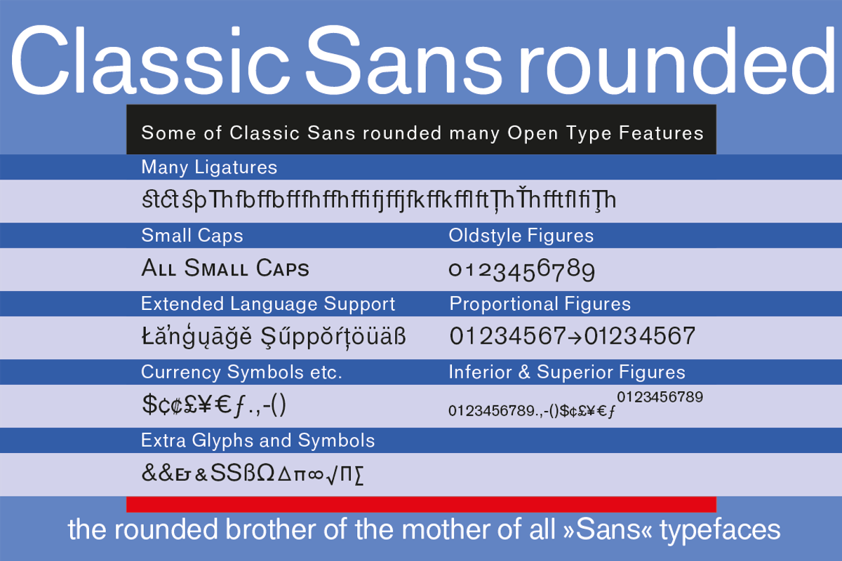 Classic Sans Rounded preview 2