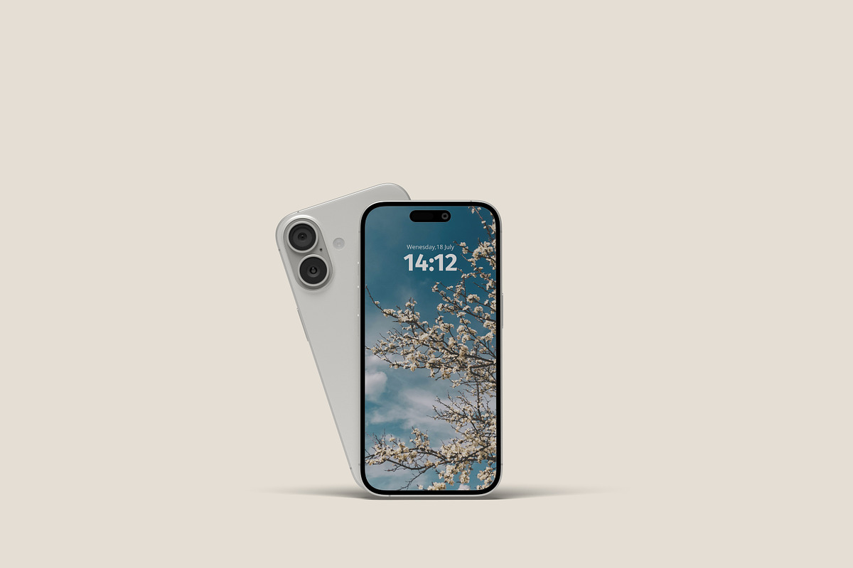 Realistic iPhone Mockup, an iPhone Mockup by ulfatunnazira (Photo 4 of 7)