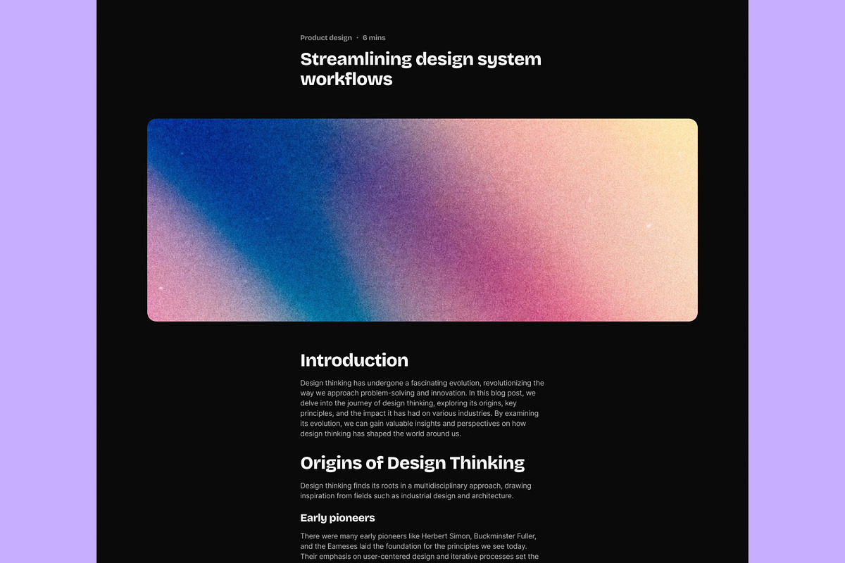 Lucid Portfolio Template · Framer, a Landing Page Template by Bryn Taylor (Photo 3 of 5)